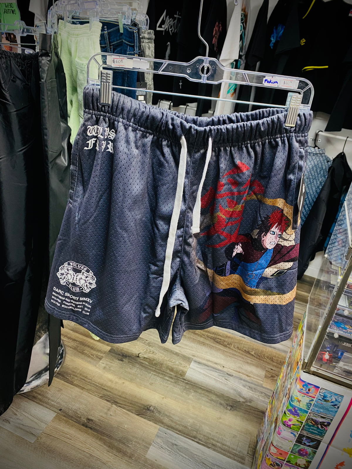 Naruto x Darc Sport Shorts Size Medium Oversized