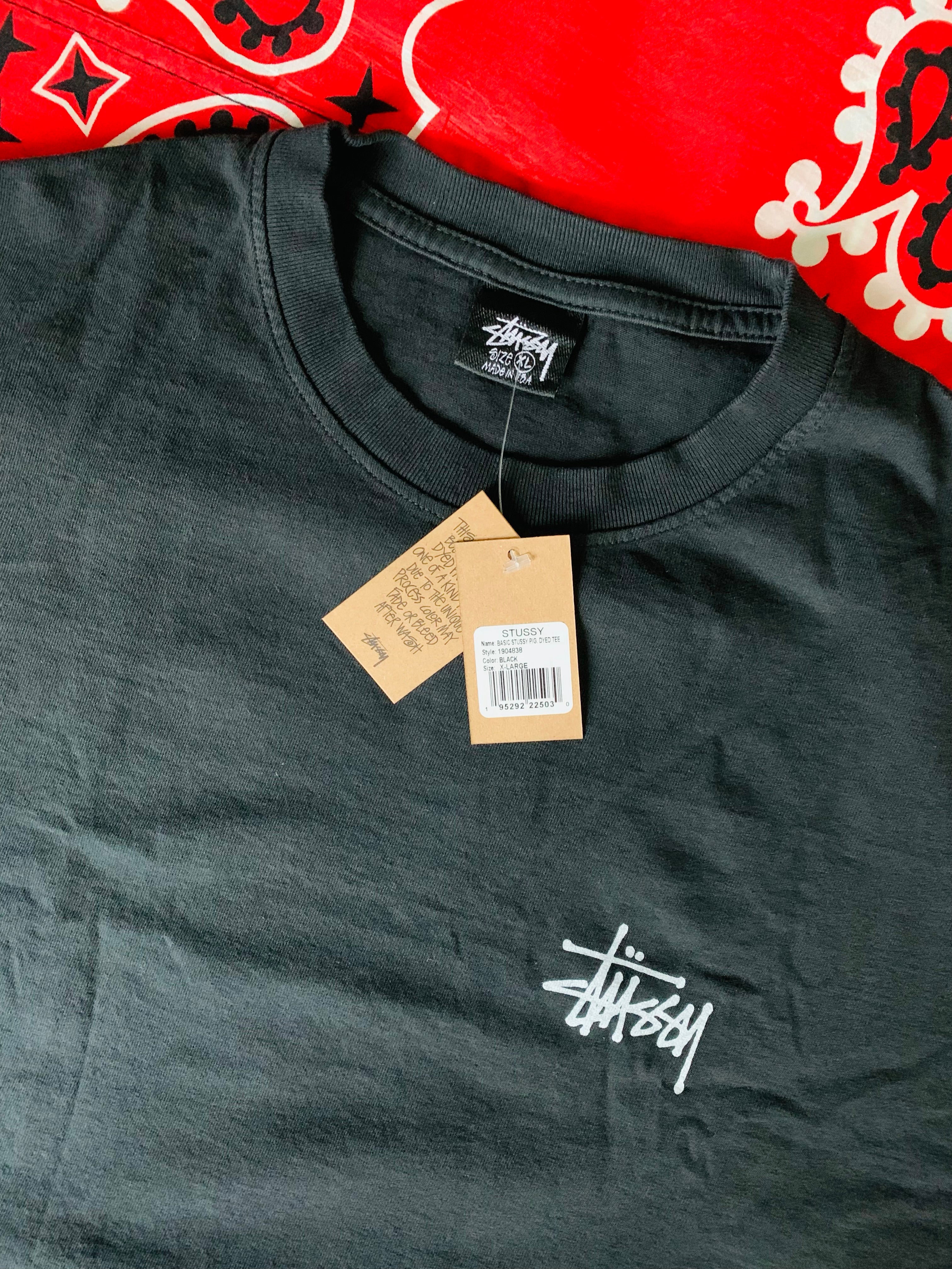 Stussy Basic Pigment Dyed Tee – WRLDWIDEFITS