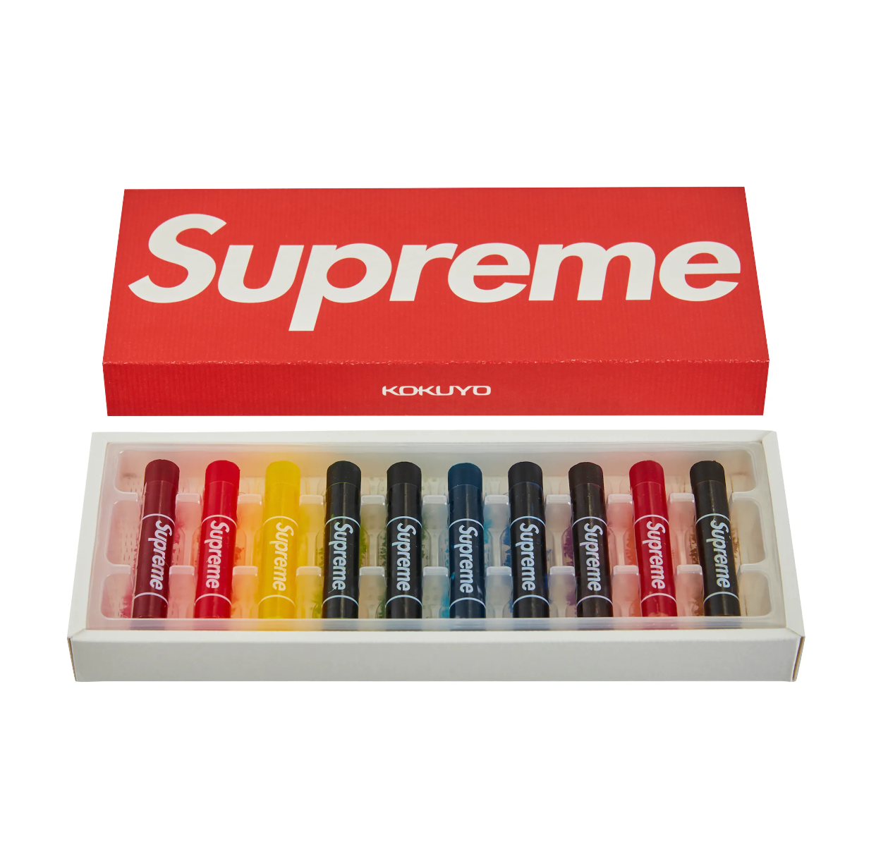 Supreme Kokuyo Translucent Crayons (Pack of 10)