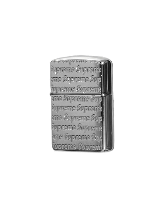 Supreme Repeat Engraved Zippo (Silver)