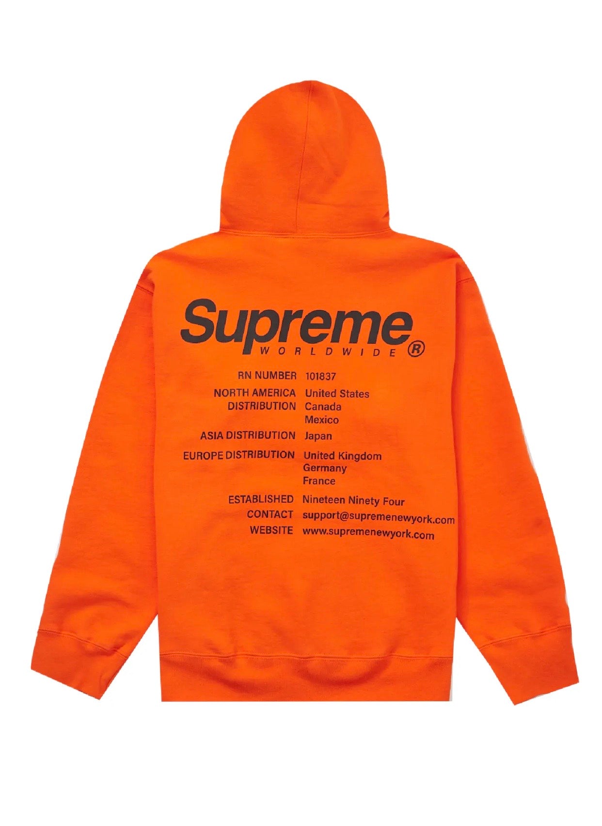 Supreme Worldwide Hooded Sweatshirt – WRLDWIDEFITS